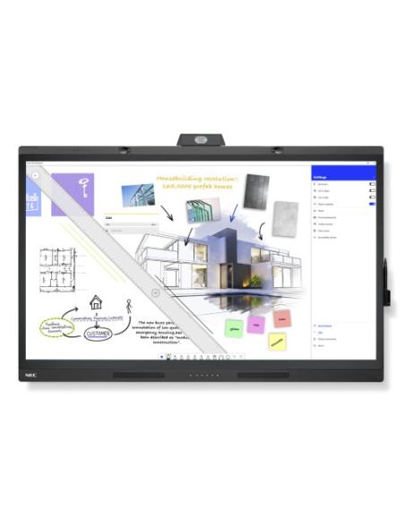 NEC WD551 pizarra blanca interactiva 139,7 cm (55") 3840 x 2160 Pixeles Pantalla táctil