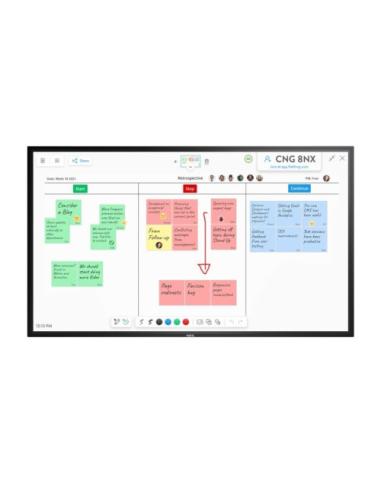NEC MultiSync M751 IGB pizarra blanca interactiva 190,5 cm (75") 3840 x 2160 Pixeles Pantalla táctil Negro