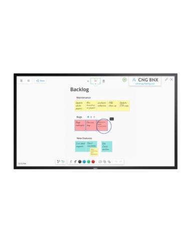 NEC MultiSync M751 IGB pizarra blanca interactiva 190,5 cm (75") 3840 x 2160 Pixeles Pantalla táctil Negro