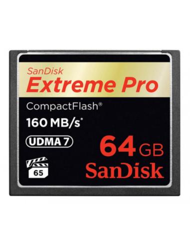 Sandisk 64GB Extreme Pro CF 160MB/s memoria flash CompactFlash