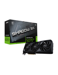 MSI GeForce RTX5070 Ti 16G SHADOW 3X OC NVIDIA GeForce RTX 5070 Ti 12 GB GDDR7