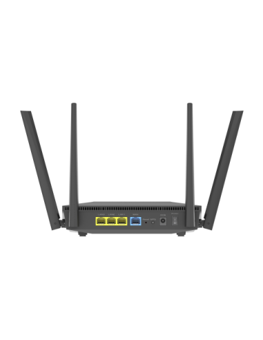 ASUS RT-AX52 Pro AX3000 router inalámbrico Gigabit Ethernet Doble banda (2,4 GHz / 5 GHz) Negro