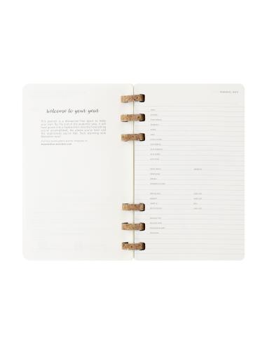 AGENDA 12M 2026 ESPIRAL ACADEMICA L (13 X 21 CM) NEGRA TAPA BLANDA MOLESKINE DSSPB12AMWH3Y26