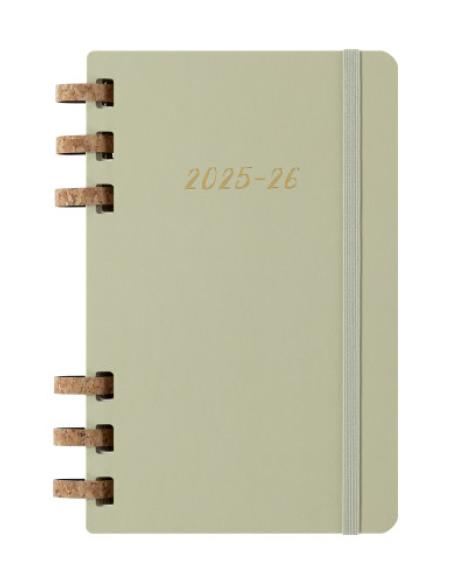 AGENDA 12M 2026 ESPIRAL ACADEMICA L (13 X 21 CM) KIWI TAPA DURA MOLESKINE DHSPK5212AMWH3Y26