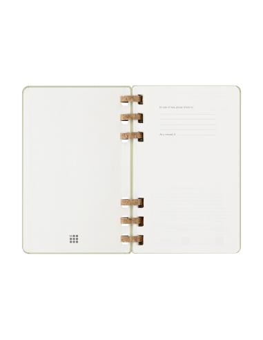 AGENDA 12M 2026 ESPIRAL ACADEMICA L (13 X 21 CM) KIWI TAPA DURA MOLESKINE DHSPK5212AMWH3Y26