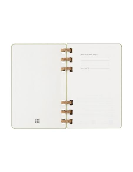 AGENDA 12M 2026 ESPIRAL ACADEMICA L (13 X 21 CM) KIWI TAPA DURA MOLESKINE DHSPK5212AMWH3Y26