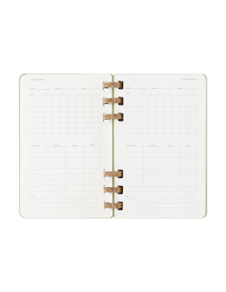 AGENDA 12M 2026 ESPIRAL ACADEMICA L (13 X 21 CM) KIWI TAPA DURA MOLESKINE DHSPK5212AMWH3Y26