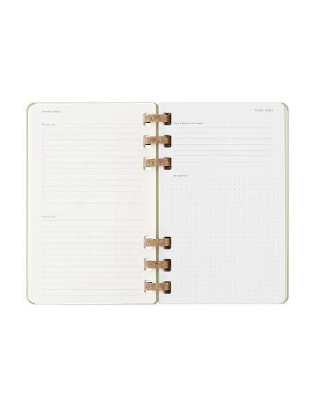 AGENDA 12M 2026 ESPIRAL ACADEMICA L (13 X 21 CM) KIWI TAPA DURA MOLESKINE DHSPK5212AMWH3Y26