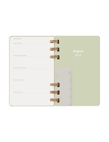 AGENDA 12M 2026 ESPIRAL ACADEMICA L (13 X 21 CM) KIWI TAPA DURA MOLESKINE DHSPK5212AMWH3Y26