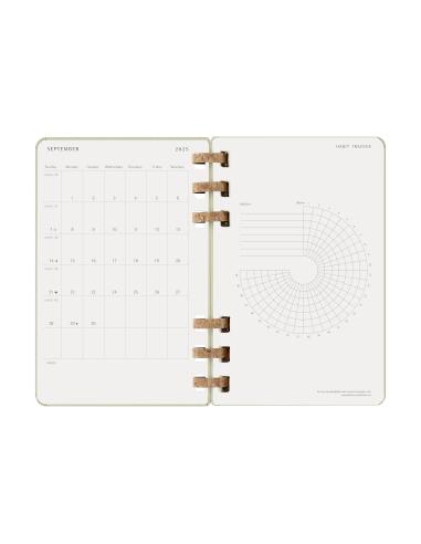AGENDA 12M 2026 ESPIRAL ACADEMICA L (13 X 21 CM) KIWI TAPA DURA MOLESKINE DHSPK5212AMWH3Y26