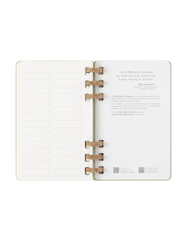 AGENDA 12M 2026 ESPIRAL ACADEMICA L (13 X 21 CM) KIWI TAPA DURA MOLESKINE DHSPK5212AMWH3Y26