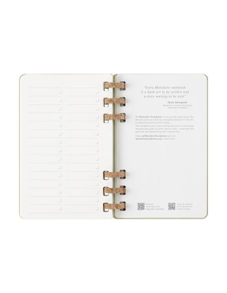 AGENDA 12M 2026 ESPIRAL ACADEMICA L (13 X 21 CM) KIWI TAPA DURA MOLESKINE DHSPK5212AMWH3Y26