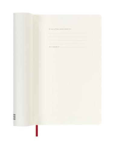 AGENDA 18M 2025-2026 SEMANAL L (13 X 21 CM) ROJO TAPA BLANDA MOLESKINE DSF218WN3Y26