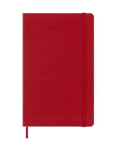 AGENDA 18M 2025-2026 SEMANAL L (13 X 21 CM) ROJO TAPA DURA MOLESKINE DHF218WN3Y26