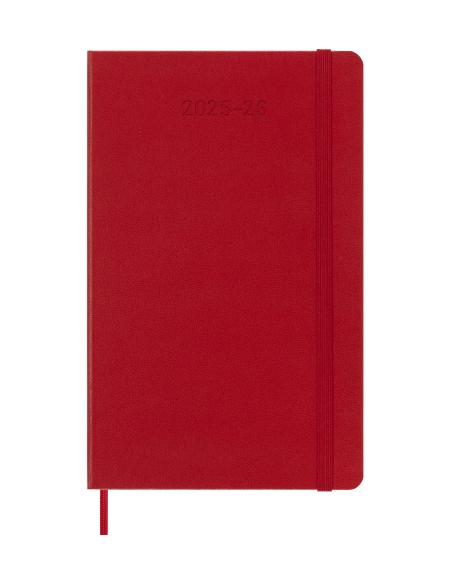 AGENDA 18M 2025-2026 SEMANAL L (13 X 21 CM) ROJO TAPA DURA MOLESKINE DHF218WN3Y26