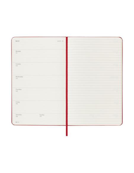 AGENDA 18M 2025-2026 SEMANAL L (13 X 21 CM) ROJO TAPA DURA MOLESKINE DHF218WN3Y26