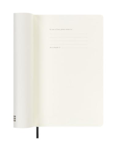 AGENDA 18M 2025-2026 SEMANAL L (13 X 21 CM) NEGRA TAPA BLANDA MOLESKINE DSB18WN3Y26