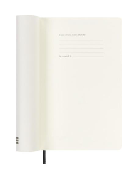 AGENDA 18M 2025-2026 SEMANAL L (13 X 21 CM) NEGRA TAPA BLANDA MOLESKINE DSB18WN3Y26
