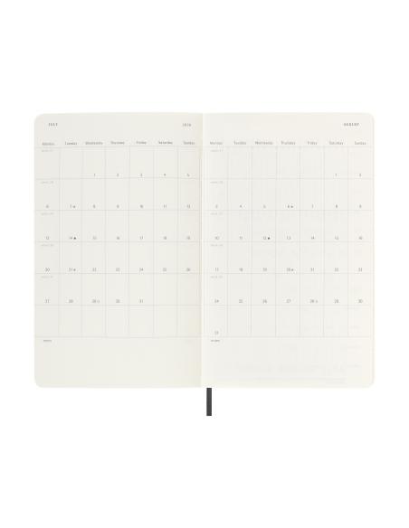 AGENDA 18M 2025-2026 SEMANAL L (13 X 21 CM) NEGRA TAPA BLANDA MOLESKINE DSB18WN3Y26