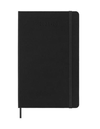AGENDA 18M 2025-2026 SEMANAL L (13 X 21 CM) NEGRA TAPA DURA MOLESKINE DHB18WN3Y26