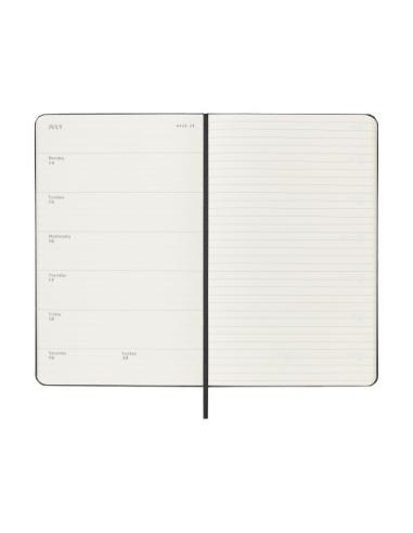 AGENDA 18M 2025-2026 SEMANAL L (13 X 21 CM) NEGRA TAPA DURA MOLESKINE DHB18WN3Y26