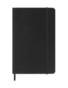 AGENDA 18M 2025-2026 SEMANAL P (9 X 14 CM) NEGRA TAPA BLANDA MOLESKINE DSB18WN2Y26 2