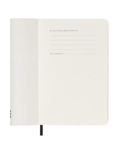AGENDA 18M 2025-2026 SEMANAL P (9 X 14 CM) NEGRA TAPA BLANDA MOLESKINE DSB18WN2Y26