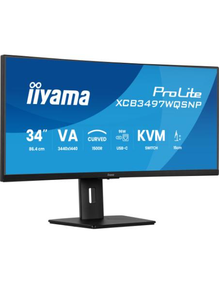 IIYAMA MONITOR VA, 2H 1DP,DOCK, KVM, 95W