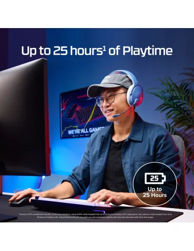 HP HyperX Cloud Jet: auriculares gaming inalámbricos (negro)
