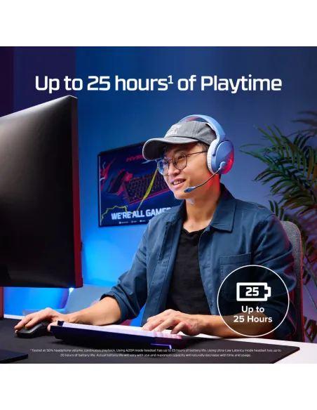 HP HyperX Cloud Jet: auriculares gaming inalámbricos (negro)