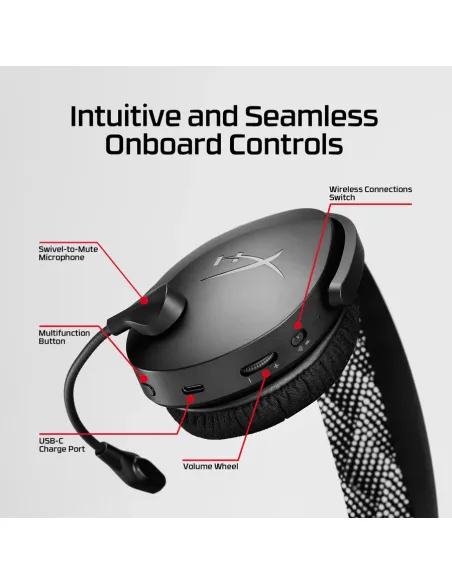 HP HyperX Cloud Jet: auriculares gaming inalámbricos (negro)