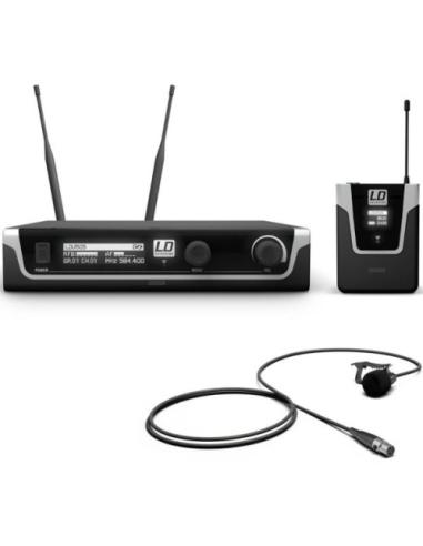 LD SYSTEMS SOUND SERIE U500 (LDU505BPL) SISTEMA INALAMBRICO CON PETANCA Y MICROFONO LAVALIER- 584 – 608 MHz