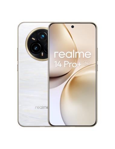 realme 14 Pro+ 5G 17,4 cm (6.83") SIM doble Android 15 USB Tipo C 12 GB 512 GB 6000 mAh Perlado, Blanco