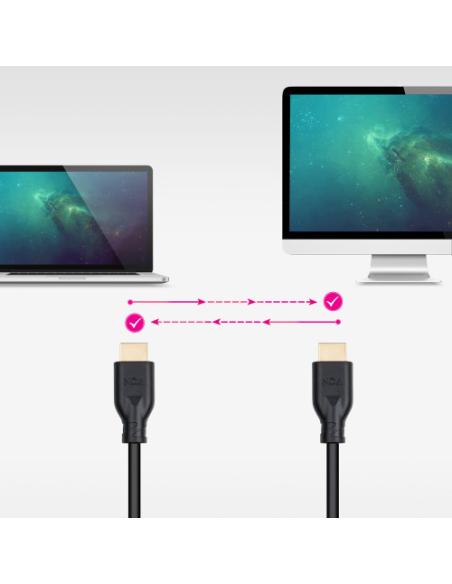Nanocable Cable HDMI V2.0 4K@60Hz 18Gbps A/M-A/M CCS 3 m