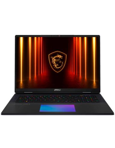MSI PORTATIL TITAN 18 HX AI A2XWIG-245ES. 18" 16:10 UHD+ (3840X2400) 120HZ, IPS. INTEL CORE ULTRA 9 285HX. NVIDIA GEFORCE RTX 50