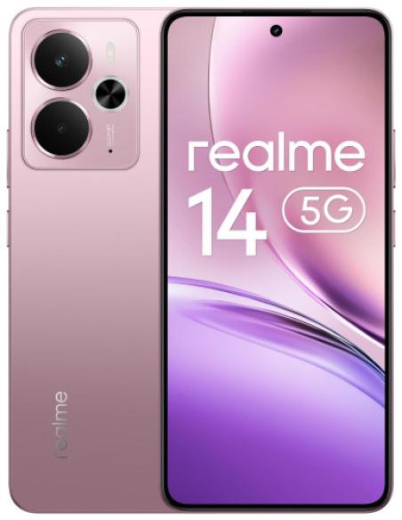 realme 14 16,9 cm (6.67") SIM doble Android 15 5G 12 GB 256 GB 5860 mAh Rosa
