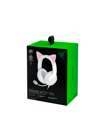 AURICULARES RAZER KRAKEN KITTY V2 BT BLANCO (RZ04-04860600-R3M1)