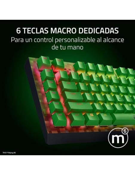 TECLADO RAZER BLACKWIDOW V4 X GREEN SWITCH (US LAYOUT) (RZ03-04704100-R3M1)