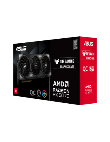 ASUS TUF Gaming TUF-RX9070-O16G-GAMING AMD Radeon RX 9070 16 GB GDDR6