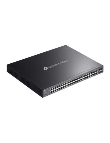 TP-Link Omada SG2452LP switch Gestionado L2/L2+ Gigabit Ethernet (10/100/1000) Energía sobre Ethernet (PoE) 1U Negro