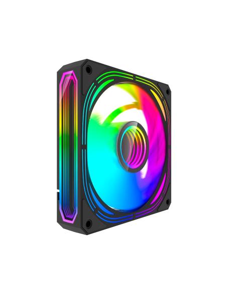 VENTILADOR CAJA ADICIONAL 12X12 ARGB COOLBOX KIT 4 INFINITY PRO COO-VAU-ARX4