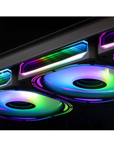 VENTILADOR CAJA ADICIONAL 12X12 ARGB COOLBOX KIT 4 INFINITY PRO COO-VAU-ARX4