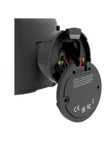 LD SYSTEMS INTEGRATION SERIE DQOR (LDDQOR3B) 3" TWO-WAY PASSIVE INDOOR/OUTDOOR INSTALLATION LOUDSPEAKER 8 OHM, BLACK (PAIR) WARR