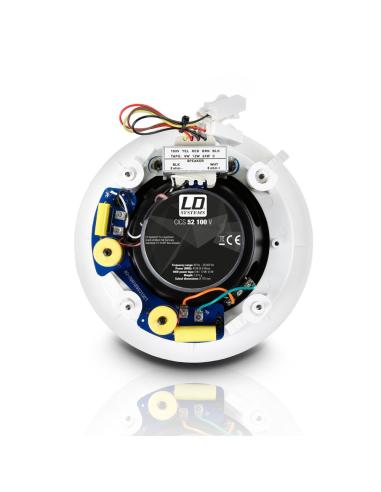 LD SYSTEMS INTEGRATION SERIE CONTRACTOR (LDCICS52100V) 5.25" 2-WAY IN-CEILING SPEAKER 100 V WARRANTY 2 YEARS (PU8)