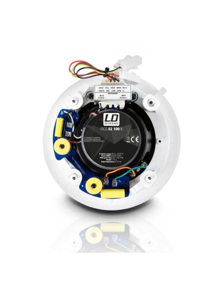 LD SYSTEMS INTEGRATION SERIE CONTRACTOR (LDCICS52100V) 5.25" 2-WAY IN-CEILING SPEAKER 100 V WARRANTY 2 YEARS (PU8)