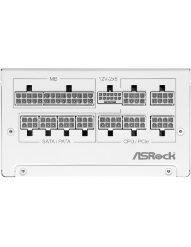 Asrock SL-850GW Steel Legend unidad de fuente de alimentación 850 W 20+4 pin ATX ATX Blanco
