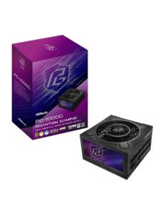 FUENTE ALIMENTACION ASROCK PG-1000G,PSU,1000W,80 PLUS GOLD/A,135MM,MODULAR,PCI-E 5.1 (12+4pin)x1,PCI-E (6+2 pin)x3,SATA (5 pin)x