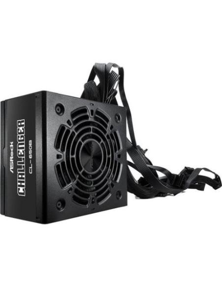 FUENTE ALIMENTACION ASROCK CL-650B,PSU,650W,80 PLUS BRONZE,120MM,ACTIVE PFC,PCI-E (6+2 pin)x4,SATA (5 pin)x4