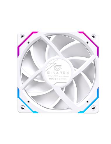 VENTILADOR CAJA ADICIONAL EINAREX EX12C ARGB EXFN-12CS21-W BLANCO 120MM