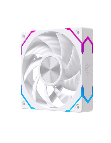 VENTILADOR CAJA ADICIONAL EINAREX EX12C ARGB EXFN-12CS21-W BLANCO 120MM